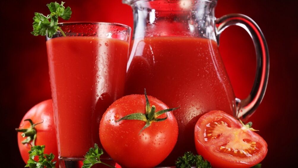 Sergant pankreatitu be paūmėjimo, naudingos šviežiai spaustos pomidorų sultys